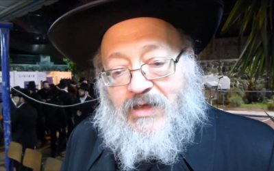 VIDEO. Le Rav Yossef Itshak Vilshansky lors du Siyoum Harambam 574 à Tibériade