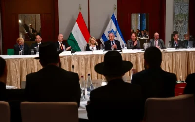 « D&rsquo;où vient la force? » C&rsquo;est ce qu&rsquo;ont demandé les émissaires Habad en Hongrie à Netanyahou et son épouse