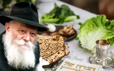 Guide des coutumes du Rabbi pendant le Séder de Pessah