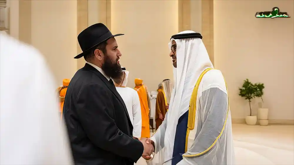 Une rencontre historique entre le Rav Levi Its&rsquo;hak Duchman et le président des Émirats Arabes Unis