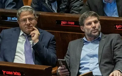 Sanctions inédites : cinq pays occidentaux visent les ministres Itamar Ben-Gvir et Betsalel Smotrich