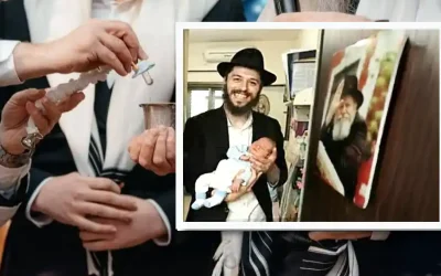 Israel : Un couple Habad célèbre la circoncision de leur fils dans un abri