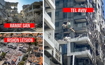 Attaque iranienne massive la nuit de Chabbat : 200 missiles balistiques, 3 morts et 200 blessés