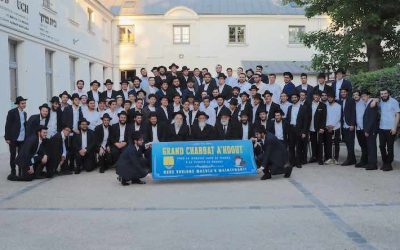 Un Chabbat Ahdout à la Yéchiva de Brunoy : plus de 60 jeunes plongent dans l’univers d’un Tamim