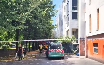 Incendie dramatique à Grenoble : L’appartement de Rav Yhia Lahiany, Chaliah du Rabbi à Grenoble a été entièrement détruit.