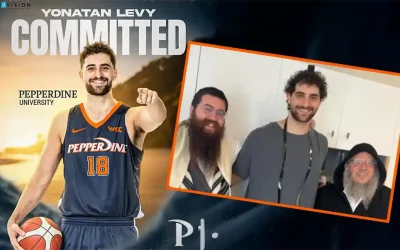 Le basketteur israélien Yonatan Levy fait escale au Beth Habad de Malibu avant de rejoindre l&rsquo;université Pepperdine