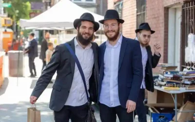 EN IMAGES. Veille de Chabbat Matot Massé à Crown Heights