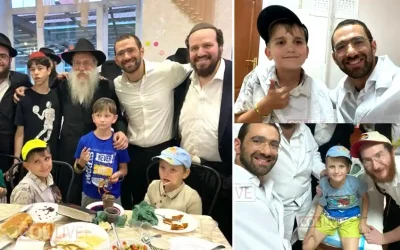Six enfants ukrainiens franchissent le pas et decident de faire leur Brit Mila au Camp Yeka