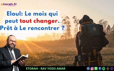 Eloul: Le Roi est dans les champs… Mais suis-je prêt à Le rencontrer ? Le mois qui peut tout changer !