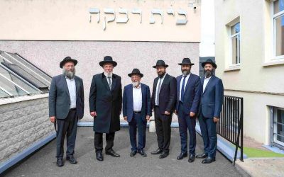 Visite exceptionnelle du Grand Rabbin d’Israël à Beth Rivkah