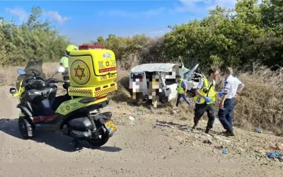 Un blessé grave dans un accident près de Kfar Habad