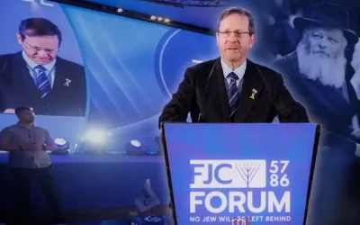 Le président Its&rsquo;hak Herzog : « Je suis à moitié &lsquo;Habadnik. J&rsquo;ai reçu la bénédiction du Rabbi »