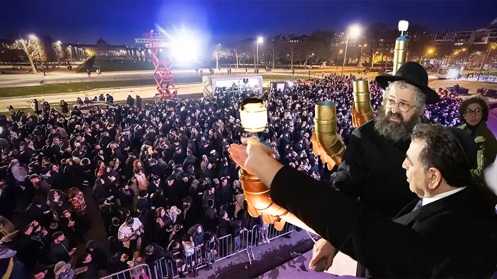 Hanouka 2025 au pied de la Tour Eiffel : Paris, Jérusalem et New York unis dans une cérémonie historique