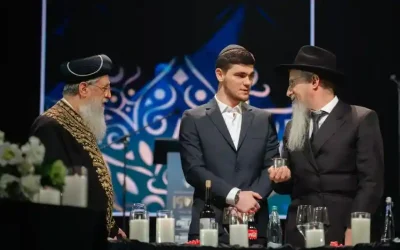 Moscou : la fête du 19 Kislev célèbre la Brit Mila de Maxim Harkin, ancien otage du Hamas