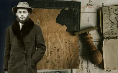 Découverte d&rsquo;un projet de visite du Rabbi en Terre Sainte en 1926, trois ans avant son mariage