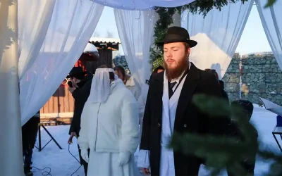 Par moins 25 degrés : un mariage historique illumine la communauté juive de Birobidjan