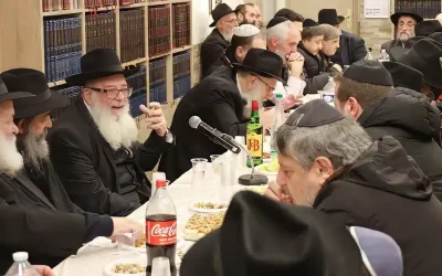 Paris célèbre Youd Chevat au Beth Habad de Flandre avec le Rav Haim Mellul