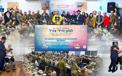 VIDEO. 21ᵉ Mission Solidarité Israël – 400 soldats, 18 paires de Téfilines offertes