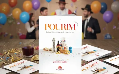 Le Beth Loubavitch publie son guide de Pourim 5786 à 50 000 exemplaires