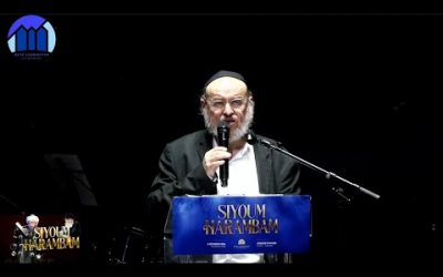 Discours du Rav Yehiel Brand au 45e Siyoum Harambam à Paris (2026)
