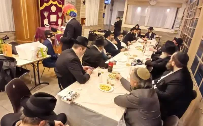 Farbrenguen de Pourim 5786 au Beth Habad avec le Rav Mendy Uzan