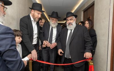 Inauguration d&rsquo;un nouveau et somptueux Mikvé à la Yechiva Tomchei Tmimim de Brunoy