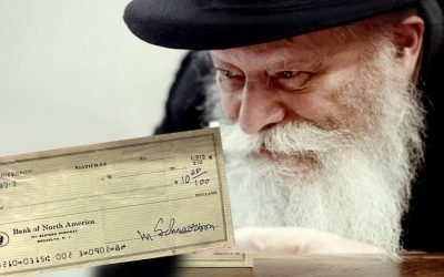 Dix dollars de la main du Rabbi : le chèque qui traversa les décennies