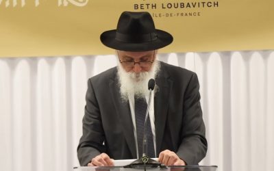 Discours du Rav Binyamin Mergui au 27ème Congrès des Chlouhim de Paris aux Beth Haya Mouchka.