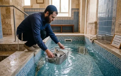 Le guide complet de l&rsquo;immersion rituelle des ustensiles dans un Mikvé