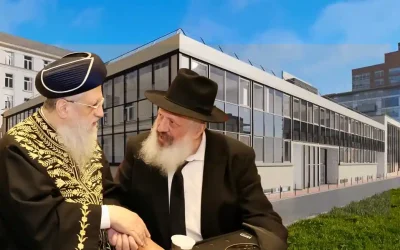 Le Richon Letsion, Grand Rabbin séfarade d&rsquo;Israël, en visite d&rsquo;honneur aux Institutions Sinaï de Levallois
