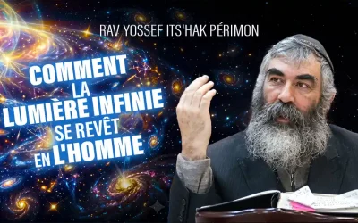 Le voile et la couronne : comment la lumière infinie se revêt en l&rsquo;homme – Rav Yossef Its&rsquo;hak Périmon
