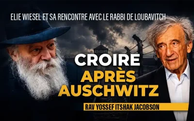 La Foi après la Shoah : Le combat intérieur d&rsquo;Elie Wiesel et sa rencontre avec le Rabbi de Loubavitch