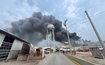 Postville : un incendie d&rsquo;une rare intensité ravage l&rsquo;abbatoir fondé par les Rubashkin