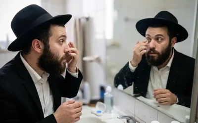 L&rsquo;avis du Rabbi sur le port de lentilles de contact