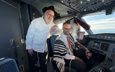 Roumanie : Le Chalia&rsquo;h du Rabbi monte dans l&rsquo;avion et découvre que le pilote est un fidèle du Beth Habad