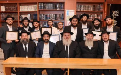 Remise des diplômes à la Yechiva Loubavitch de Vincennes : le Kollel couronne sa première année