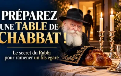 «Préparez une table de Chabbat !» : le secret du Rabbi pour ramener un fils égaré