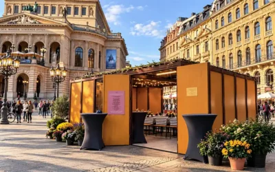 Francfort : Une Souccah de lumière au cœur de la capitale financière de l&rsquo;Europe