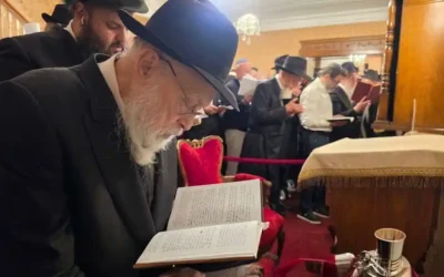 Seli&rsquo;hot de Motsaei Chabbat dans la maison du Rabbi à l&rsquo;approche de Roch Hachana 5787