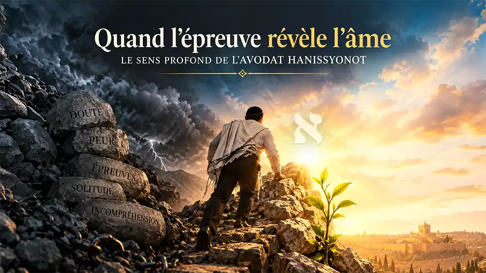 Quand l&rsquo;épreuve révèle l&rsquo;âme : le sens profond de l&rsquo;Avodat Hanissyonot