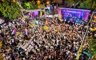 Kingston s’embrase de joie : la dernière nuit avant Hochaana Rabba