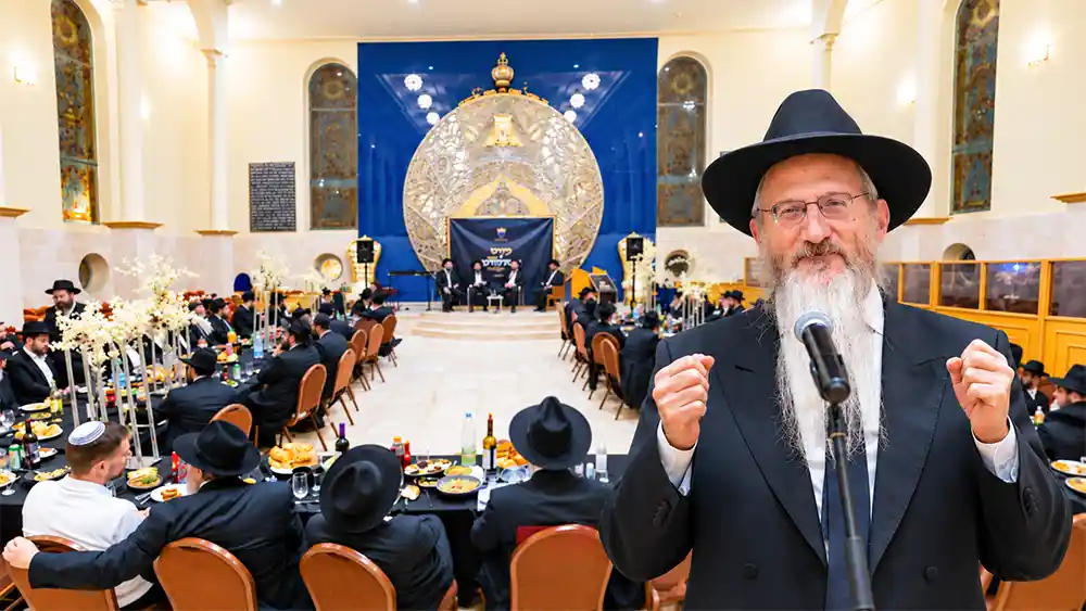 Le Rav Berel Lazar, invité d'honneur du Kinous régional des Chlou'him de Tel Aviv