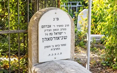 15 Hechevan : Yortsaït du Rav Leib "Baal Hayissourim" de Hébron, aux origines de Habad en Terre sainte