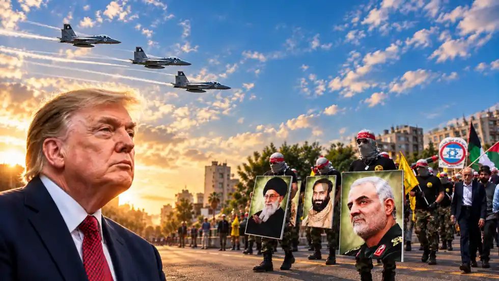 Trump : pas un gramme d&rsquo;uranium ne sortira d&rsquo;Iran. Des chasseurs israéliens ont volé vers Téhéran