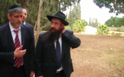 Photos du jour : Le Ministre Eli Ishai visite les Institution Loubavitch de Maalé Adoumim dirigées par le RavAvraham Chemla