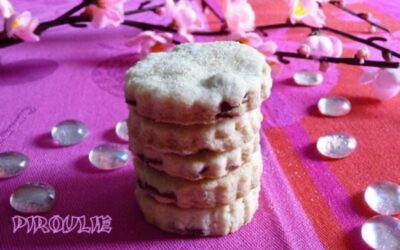 Recette de la semaine : Biscuits sablés aux cranberries macérées dans du thé aux fruits rouges