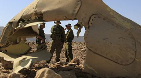 ISRAEL: 2 morts dans le crash d'un avion de chasse F-16