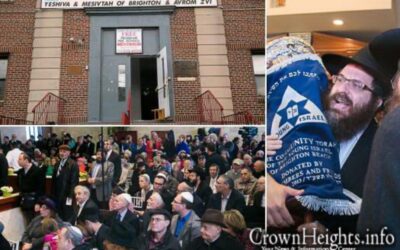 Recontruction de la synagogue détruite par l'ouragan Sandy à Brighton Beach