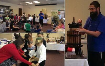 CALIFORNIE : Fabrication d'huile d'olive de &lsquo;Hanouka par les enfants de Riverside