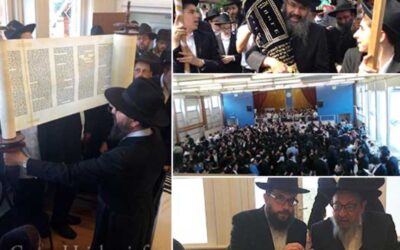 Inauguration d'un "Sefer Torah de l'unité" à Londres